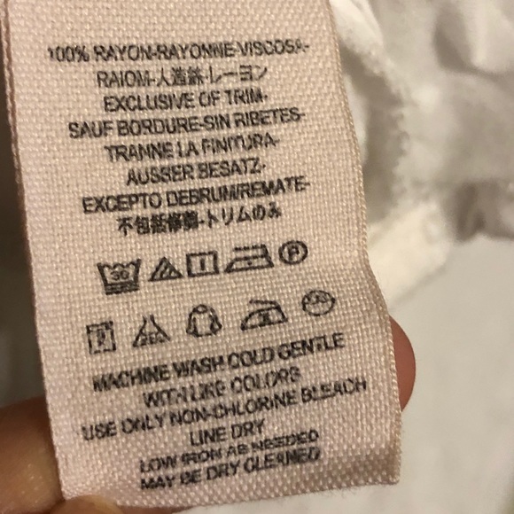 Free People White Swiss Button-Down Top - Picture 5 of 8